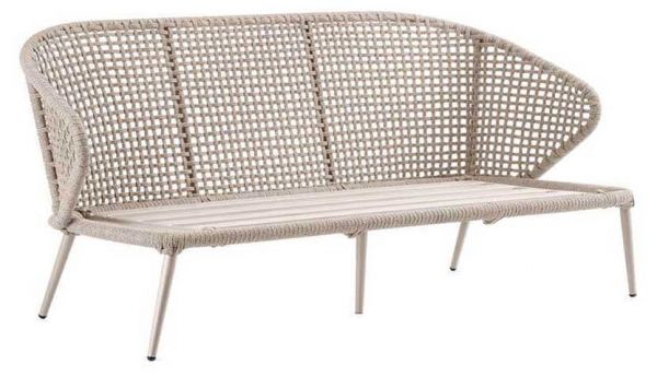 Hera 2,5-Sitzer Lounge Sofa, open weavong