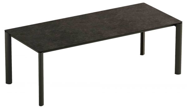 Torino Ausziehtisch 180/280x95cm, eisengrau/HPL carbon grau