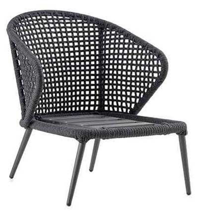 Hera Lounge Sessel, open weaving