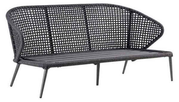 Hera 2,5-Sitzer Lounge Sofa, open weavong